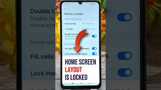 Home Screen layout Apps Locked Problem solved | Home screen layout locked kaise hataye
