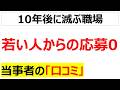 あつまらないわかものの森・・・求人を出しても応募が来なくて職場の高齢化が進むと嘆く口コミを20件紹介します