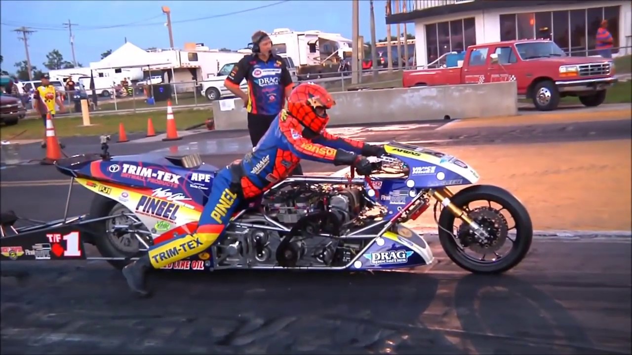 Worlds Fastest Drag Bike 227 MPH 5.76 Seconds Top Speed Record