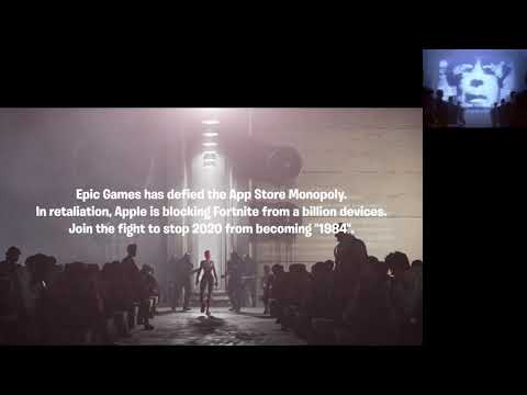 Apple vs. Epic! 1984 and 1984 remastered side-by-side comparison!