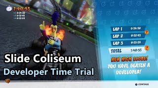 CTR Nitro-Fueled Developer Time Trials #23: Slide Coliseum (1:40:53)