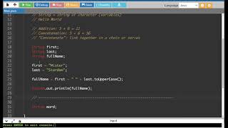 Java Strings Lesson 01 - Concatenation