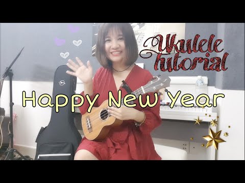 Video [Hướng dẫn Ukulele] HAPPY NEW YEAR (easy) - cơ bản - youtube