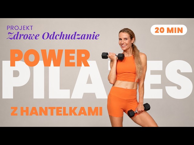 25 min Power Pilates z hantlami na stojąco | Trening całego ciała | Zdrowe Odchudzanie