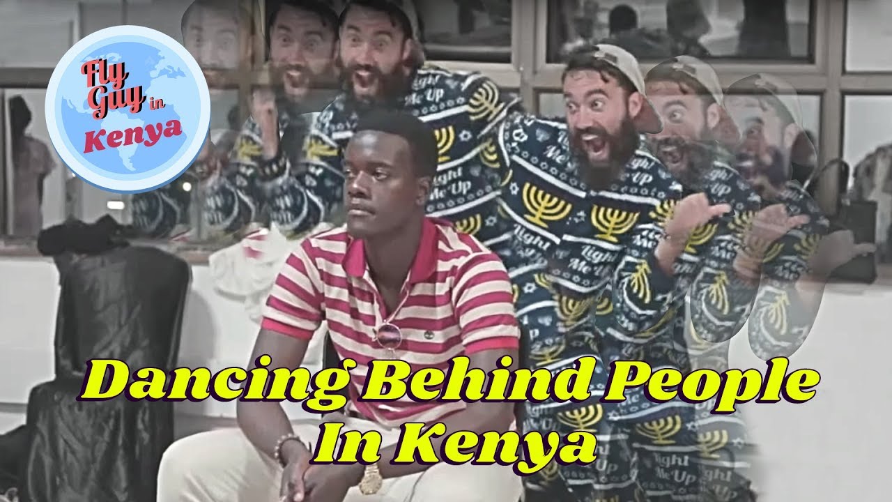 Dancing Behind People in Kenya | Meir Kay Style