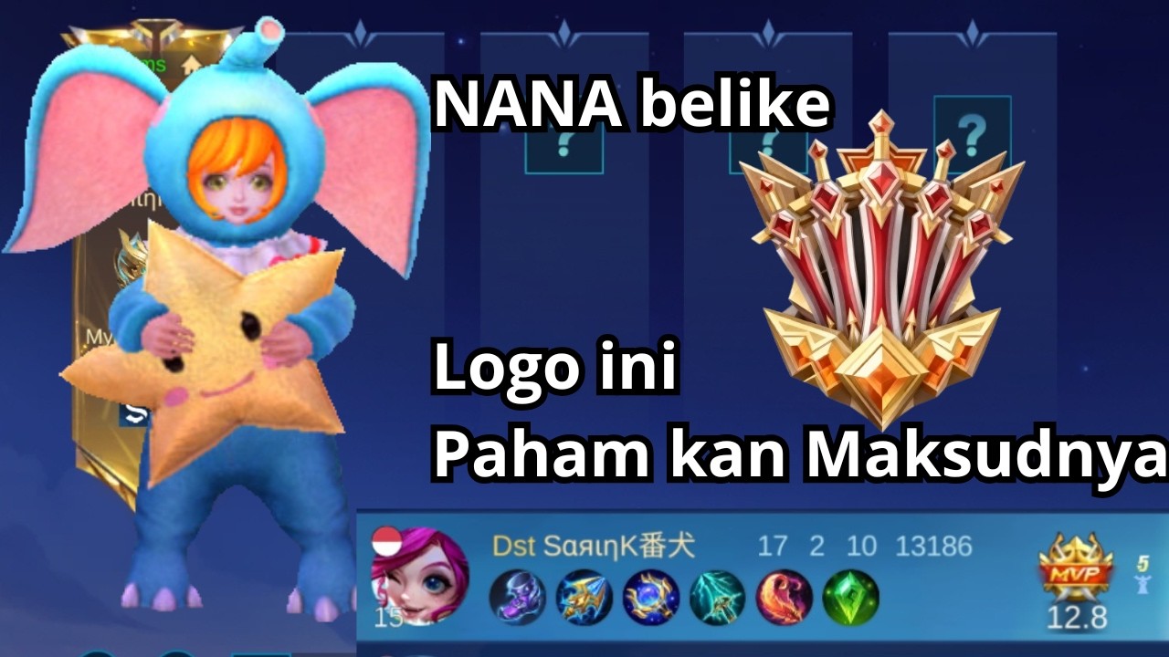 NANA GAJAH SAVAGE ending yang sangat Elegan | MOBILE LEGEND