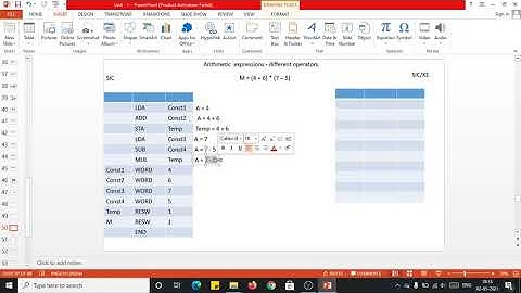 SIC SICXE Programming Example 5  | program for Arithmetic Expressions with multiple operators 2