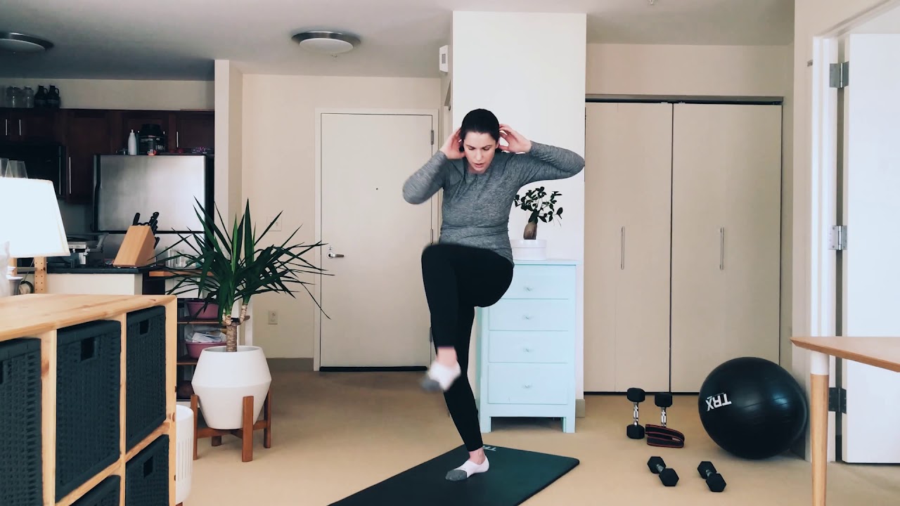 Standing Knee to Elbow + Toe Touch YouTube