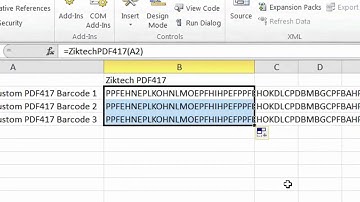 How to use Ziktech PDF417 Barcode Font Solution in MS Word