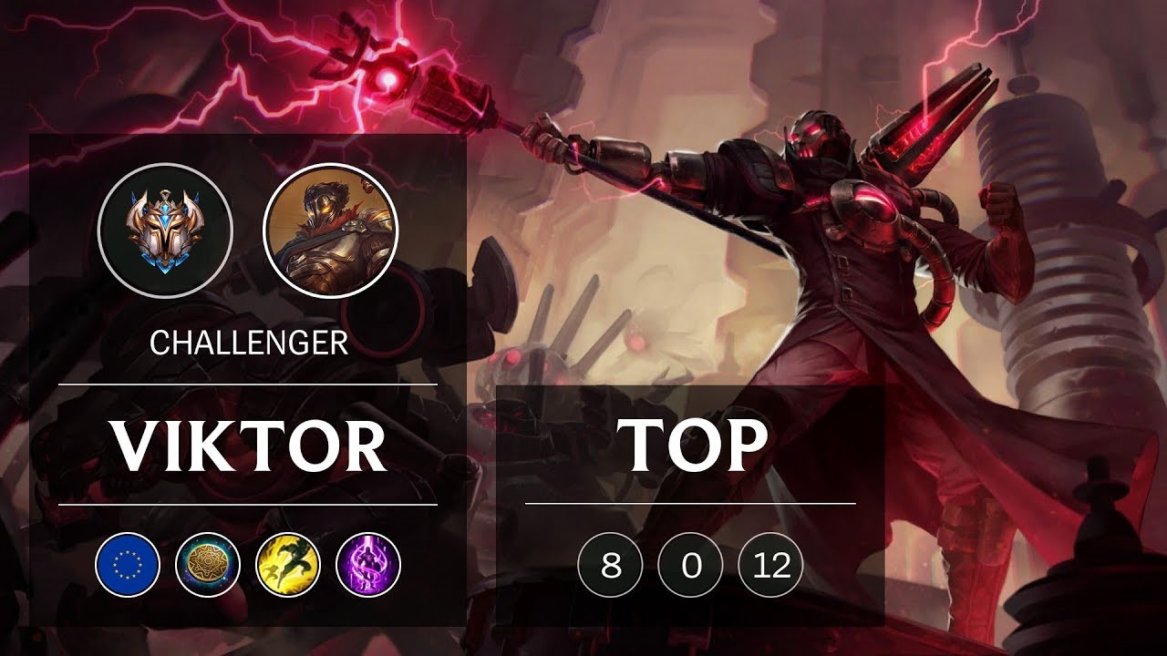 Viktor Top vs Sion - EUW Challenger Patch 9.1