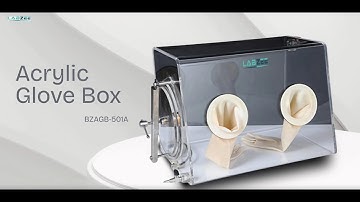 Labzee Acrylic Glove Box BZAGB-501A | Sealed, Particle-Free Workspace for Sensitive Operations