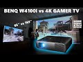 Benq W4100i vs 4K Gaming TV