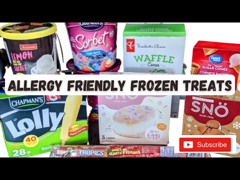 Allergy Friendly Frozen Treats