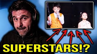 MUSIC DIRECTOR REACTS | Kid duo shock audience with rendition of You Raise Me Up