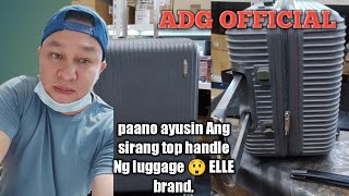 Paano ayusin Ang sirang top handle Ng luggage Elle brand ADG OFFICIAL.