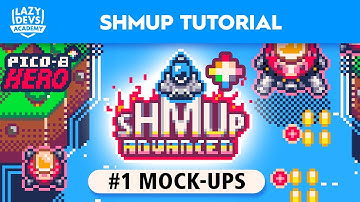 Making an Advanced Shmup #01 - Mock-Ups - Pico-8 Hero