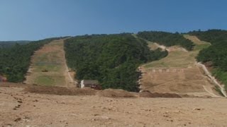 馬息嶺スキー場を公開 北朝鮮 