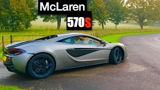 McLaren 570S Acceleration Exhaust Sounds - Inside Lane