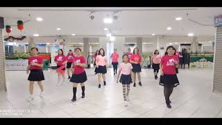 Rocket To The Sun Line Dance - Demo By D&#39;Sisters &amp; Friends LDG