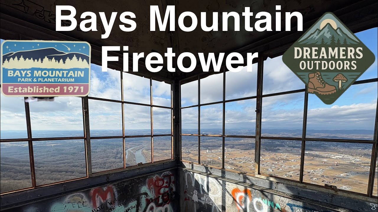 New Years Day hike to Bays Mountain Fire tower! 
