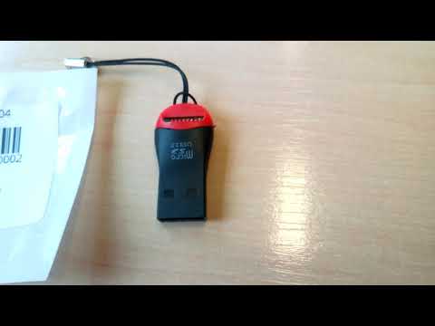 USB 2.0 Mini micro SD T-Flash TF M2 Memory card reader from GearBest