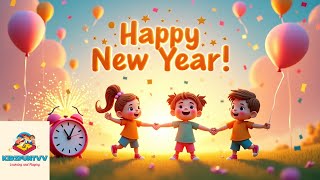 Goodbye Old Year, Hello New Year | Nursery Rhymes & Songs for Kids |@Kidzfuntvv