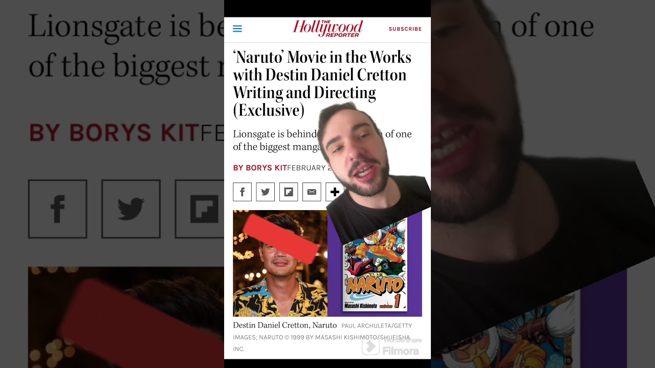 Naruto Live Action Movie News! 