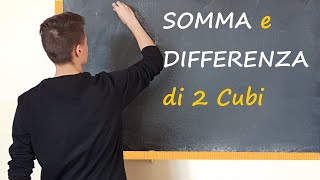 Scomposizione della Somma o Differenza di cubi