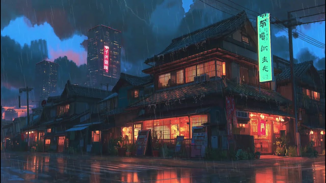 Midnight Feels Only | Rain Night Lofi Hip Hop Mix for Deep Relaxation 🌚