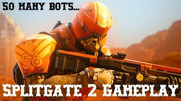 Splitgate 2 gameplay [why are there so many bots in this game]