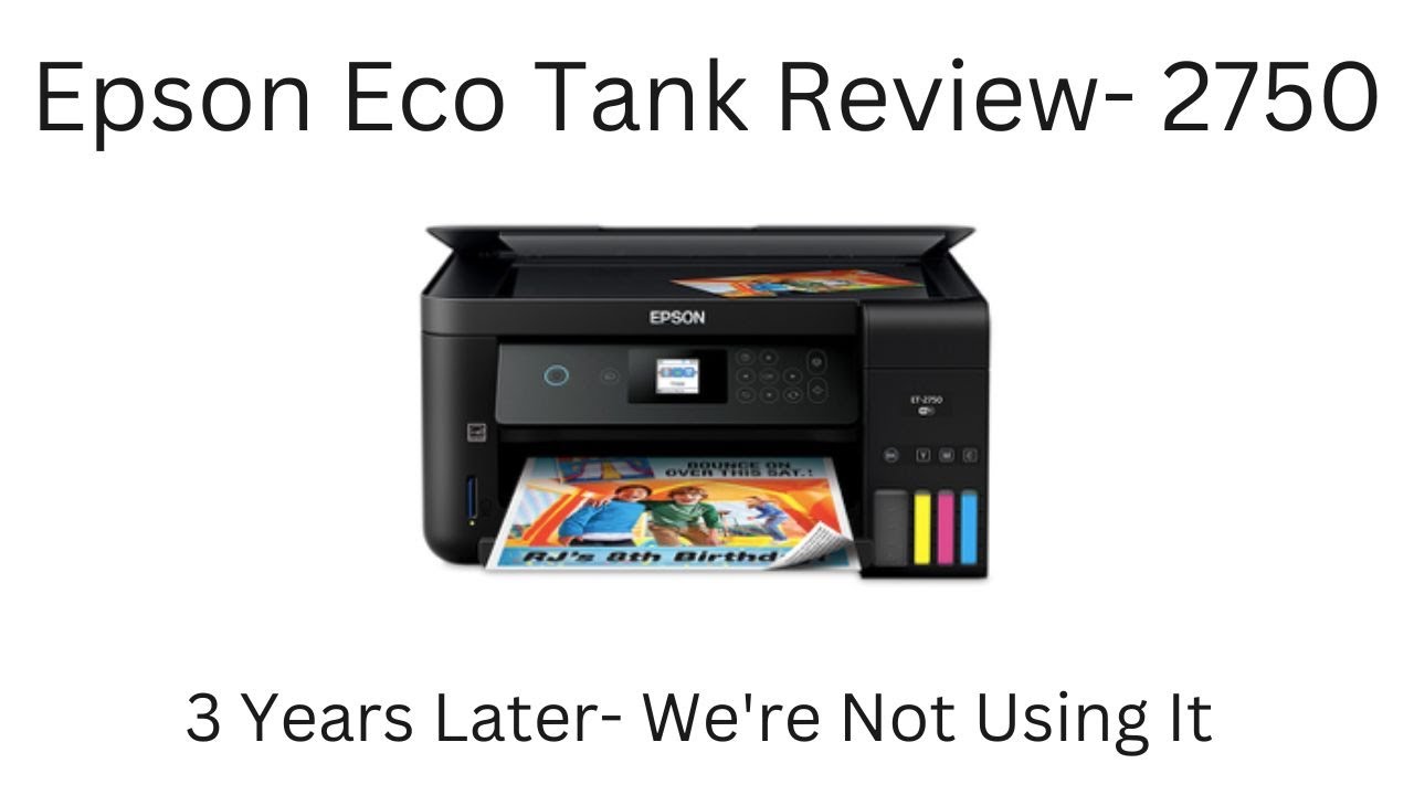 REVIEW: Epson Eco Tank Printer  This May Surprise You! 