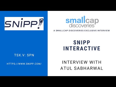 Snipp Interactive (TSX.V: SPN) Update with CEO Atul Sabharwal
