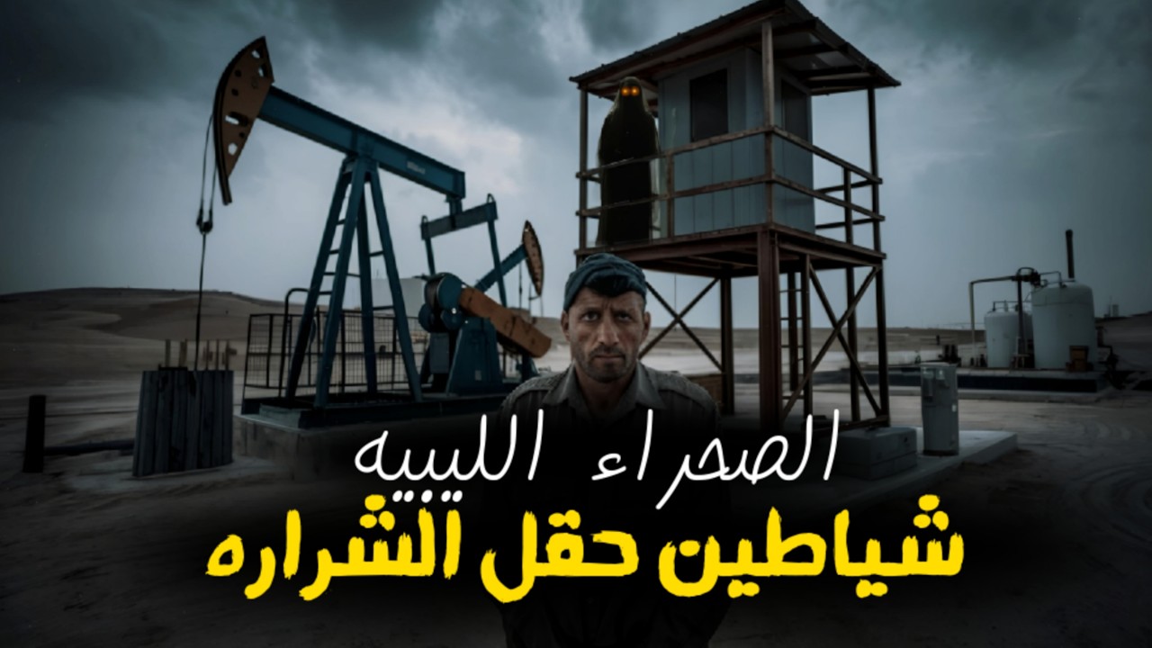 حارس حقل نفطي في الصحراء الليبيه يواجه الجن اصوات من العدم