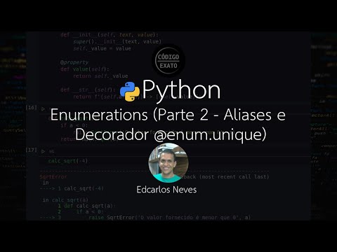 Enumerations em Python (Parte 2 - Aliases e  Decorator @enum.unique)