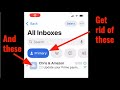 How to remove categories & icons on Mail iPhone app and restore layout defaults after iOS update