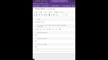 How to get Sum of Array in Numpy in Hindi