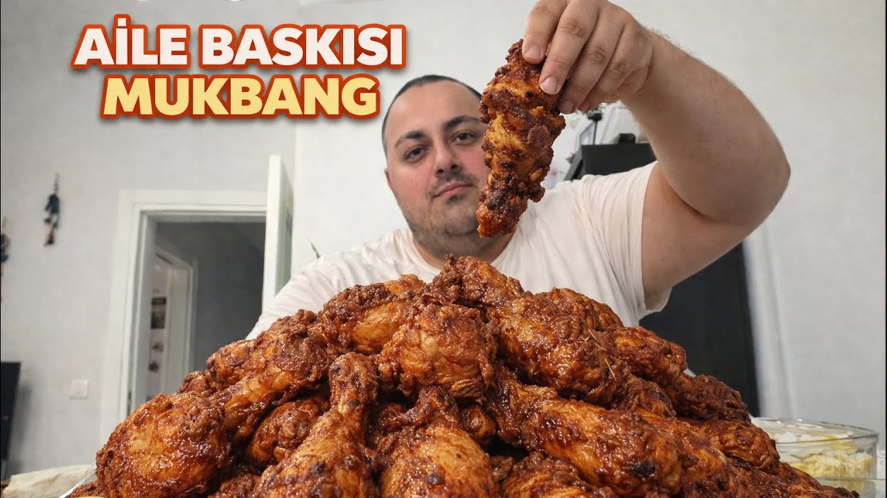 1 KG TAVUK PİRZOLA MUKBANG ASMR|AİLE BASKISI|GENÇLERİ RAHAT BIRAKIN 