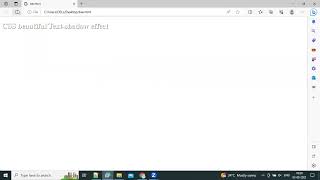 CSS beautiful Text-shadow effect