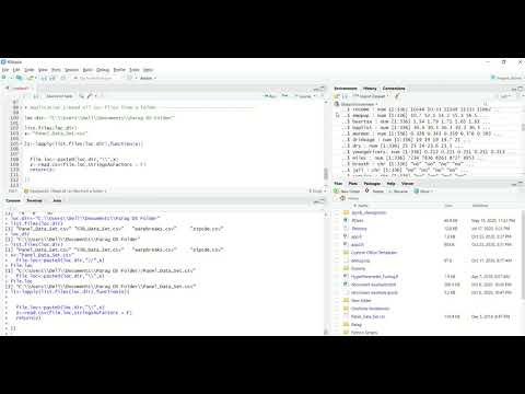 Step 19_2 Read all csv files from a folder using lapply