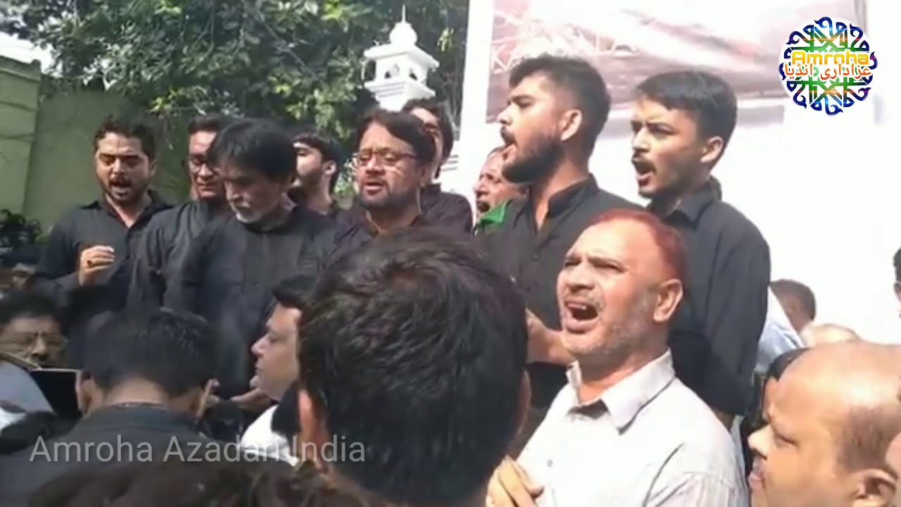 Ghar Se Jab Behre Safar Sayyad-e-Aalam Nikle | Shane Haider Sahab Wa Humnawa Amroha 3rd Moharram