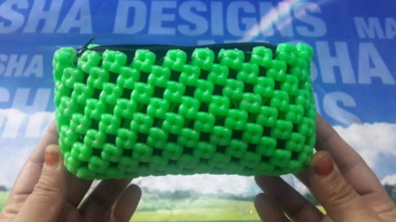 Crosscut purse making easy and clear tutorial