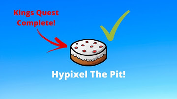 Completing The Kings Quest! | Hypixel The Pit!