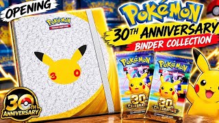 Opening the Pokémon 30th Anniversary Binder Collection! 🎉 | 30th Celebration Packs
