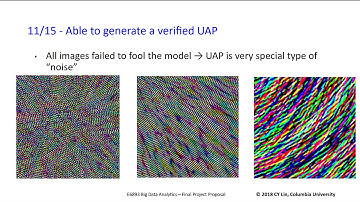 Image Classification: Universal Adversarial Perturbations... (update)