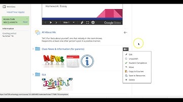 Schoology: Restore content from archived course