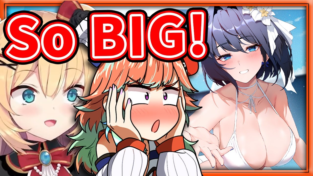 Kiara and Haachama Realized How Big Kronii's BOOBA Actually Is 【HololiveEN】
