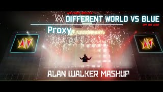 Alan Walker - Different World (NIVIRO Remix) Vs Da Ba Dee - Blue X Proxy (Alan Walker Mashup)
