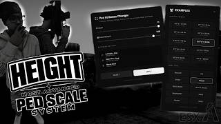 [FIVEM] Most Advanced Ped Scale System │ ESX&QBCORE