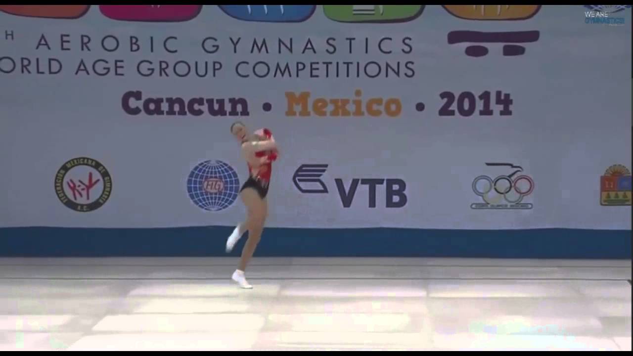 WCH Aeróbic Cancún 2014 - (FINAL) IW - NANZER Daiana - ARG  (20,850)