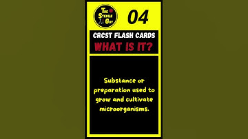 CRCST Flash Card #10 | #spd #sterileprocessing #thesterileguy